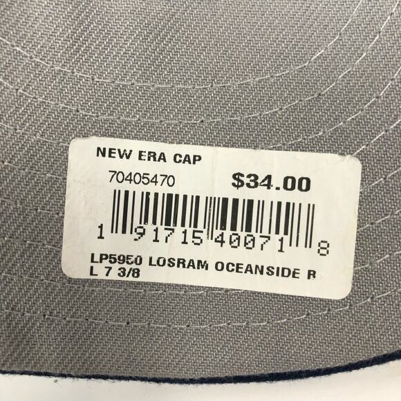 Los Angeles LA Rams NFL New Era Cap Hat 7 1/8 NWT - Picture 9 of 10